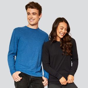 Unisex Sueded Long Sleeve T-Shirt